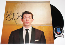 COMEDIAN JOHN MULANEY SIGNED 'KID GORGEOUS' VINYL RECORD ALBUM LP BECKETT COA