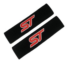 ST Racing Style Seat belt pads - Fiesta Focus Mondeo Puma EcoSport Explorer etc