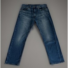Levis 505 Regular Fit Mens Jeans 36x29 Blue Medium Wash Straight Leg