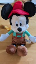 Mickey Maus Mouse Stofftier Plüschtier Disney neu 38cm Lederhose Tracht
