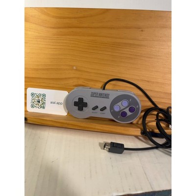 Nintendo SNES Controller Wired CLV-202 Gray Tested Working