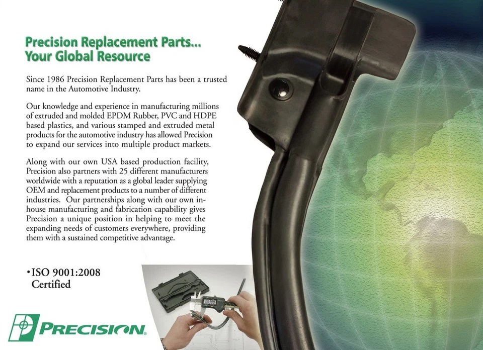 New Precision Door Seal Pair / For 1972-1979 Datsun 620 Pickup Truck Nissan - Image 3 of 3