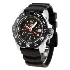 Luminox Navy SEALS RSC 3250 Series Quartz Watch 3251CB Black Steel (Used)