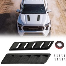 Universal Carbon Fiber Car Hood Vent Scoop Louver Scoop Cover Air Flow Intake Universal Carbon Fiber Car Hood Vent Scoop Louver Scoop Cover Air Flow Intake