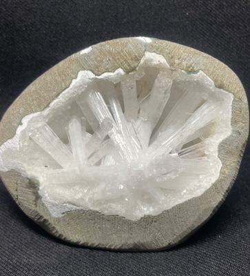 #ad #ad Scolecite stunning crystal in spray in formation geode $42.00