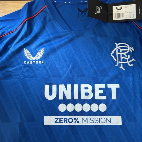 Camiseta Castore Rangers FC local temporada 24/25 nueva con etiquetas talla XXL del Reino Unido - Imagen 4 de 15