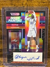 Rhyne Howard 2022-23 Leaf Vivid Inside Painting #IP-RH1 Black AUTO 16/20