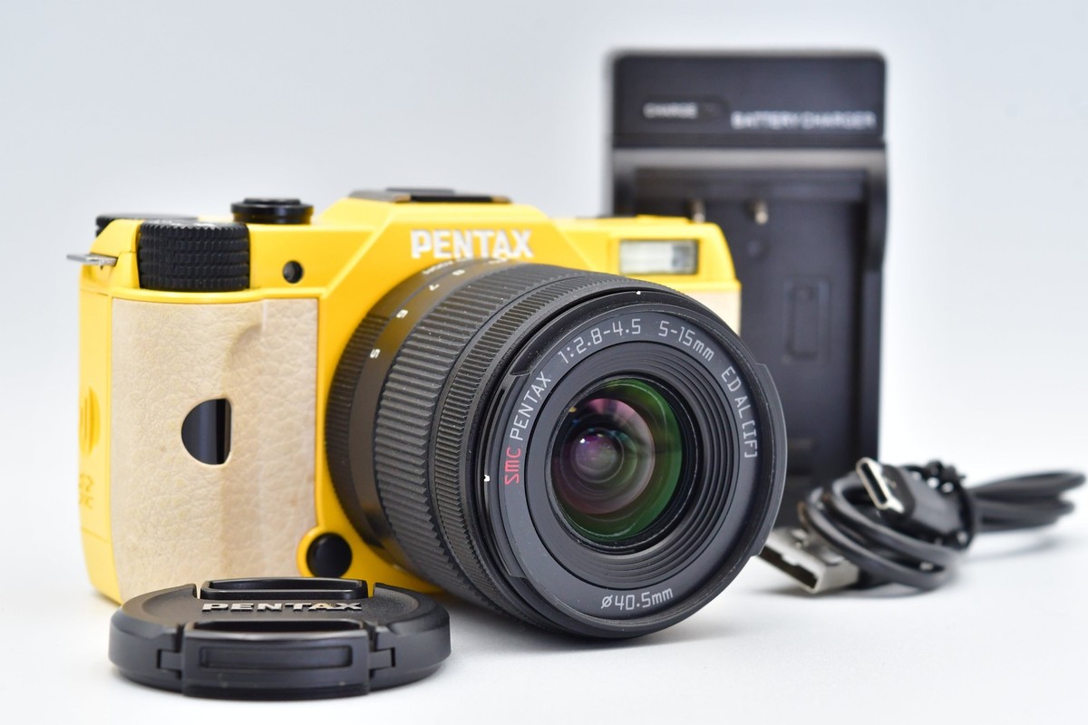 ⏯️[Excellent+5] Pentax Q10 yellow Digital Camera w/ 02 Standard 