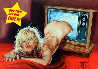 Videodrom / Fine Art Print / Sleeved W Backing Board / Signed By Rick Melton