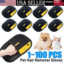 Glove Cat Grooming Gloves Cat Hair Remover 2025 New Pet Dog Hair Remover LOT