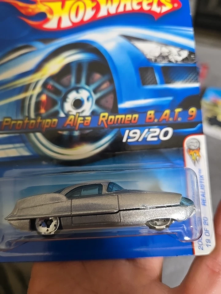 Hot Wheels 2005 First Editions 19/20 Silver Prototipo Alfa Romeo B.A.T. 9 Car #0 - Image 2 of 4