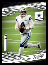 Dak Prescott 2021 Prestige #9 Dallas Cowboys FOOTBALL BUY2GET1FREE