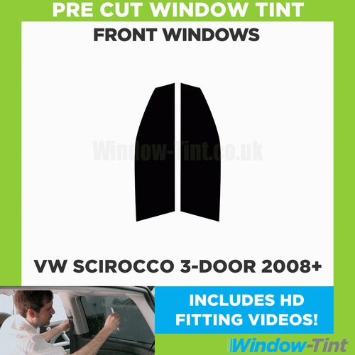 Chameleon Tint For VW Scirocco 3-door 2008-2017 Pre Cut Front Windows 83% Legal - Picture 5 of 8