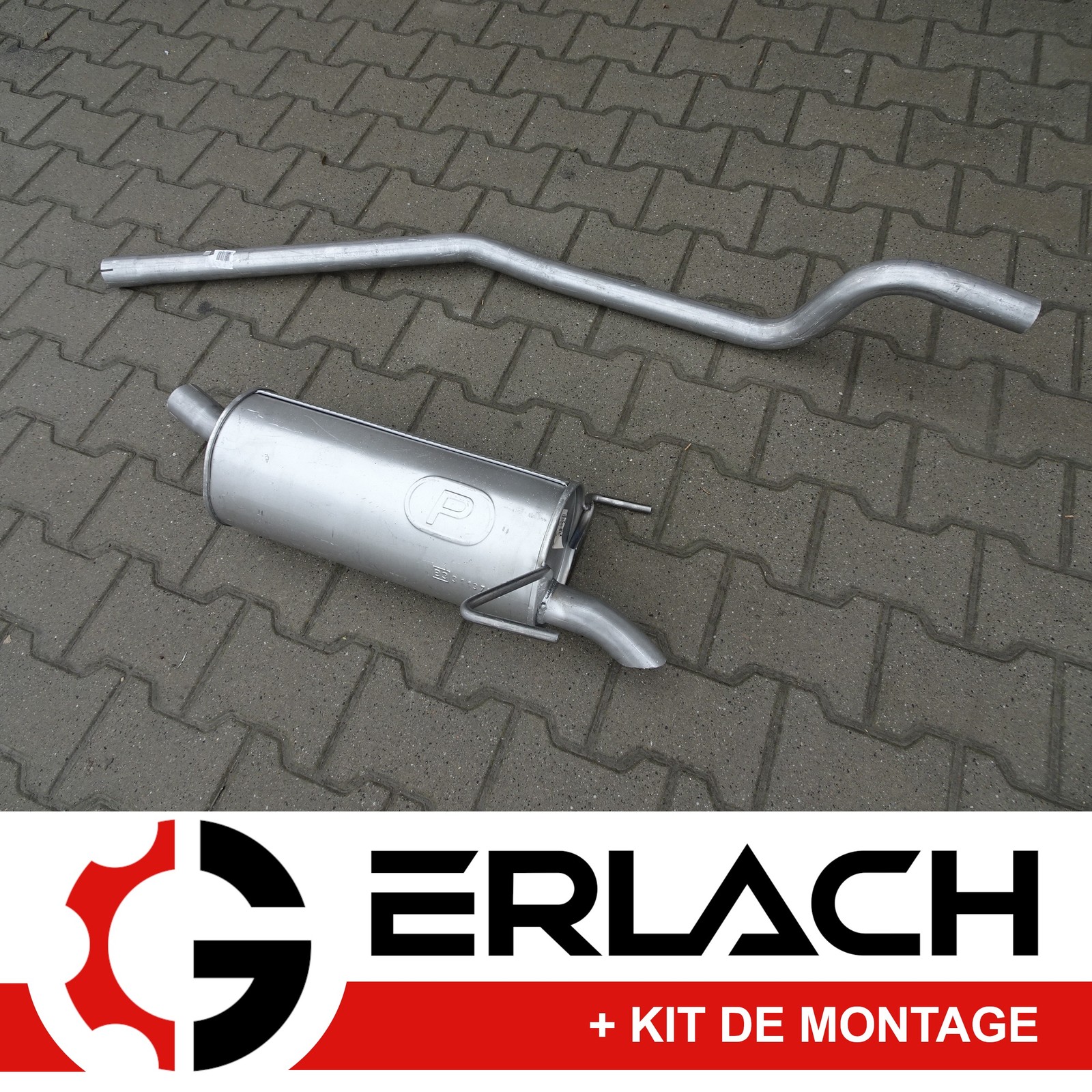 Silencieux Opel Astra H 1.7 CDTi pot d'échappement arrière pour berline et GTC 3930