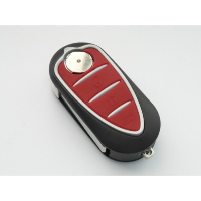 Cover Chiave Fiat Panda Guscio Chiave Alfa Romeo Mito Giulietta Con Logo Batteria CR2032 Omaggio - Ricambio Telecomando