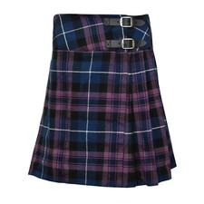 Ladies Knee Length Kilt Skirt 20" Length Tartan Pleated Kilts -Pride Of Scotland