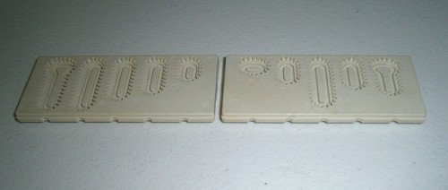 Plato y plantillas vintage de ojales Sears Kenmore - Imagen 5 de 5
