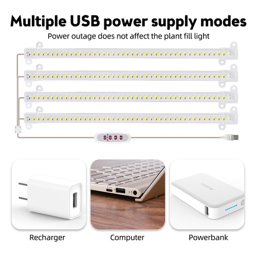 Plant Grow Strips 8W 168LED 4000K 169.2lm Bright Grow with W3H4 - Picture 10 of 11