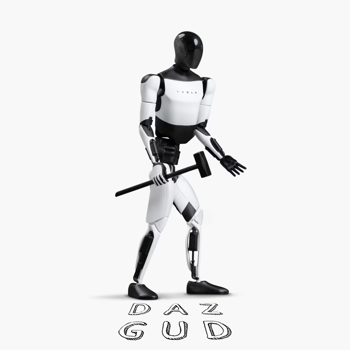 NEW Tesla Bot Action Figure - Humanoid Cyber Robot Elon Musk IN