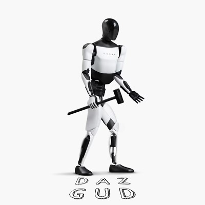 NEW Tesla Bot Action Figure - Humanoid Cyber Robot Elon Musk IN