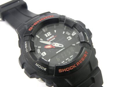 Herren Casio G-Shock G-100 Chronograph Alarm Uhr - 200m