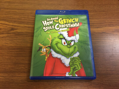 Dr. Seuss' How the Grinch Stole Christmas Ultimate Edition Blu Ray Boris Karloff