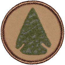 Arrowhead Patrol Patch - 2" Round Embroidered Patch