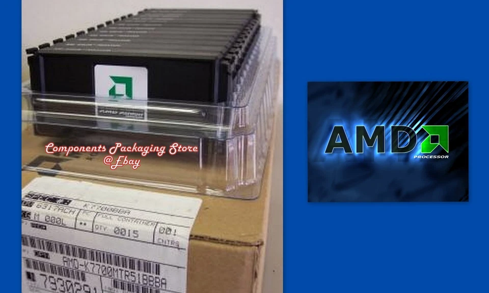 ЦП AMD K7-700 МГц Athlon с радиатором и вентилятором - слот A OPN:AMDK7-700MTR51B новый - Изображение 3 из 4