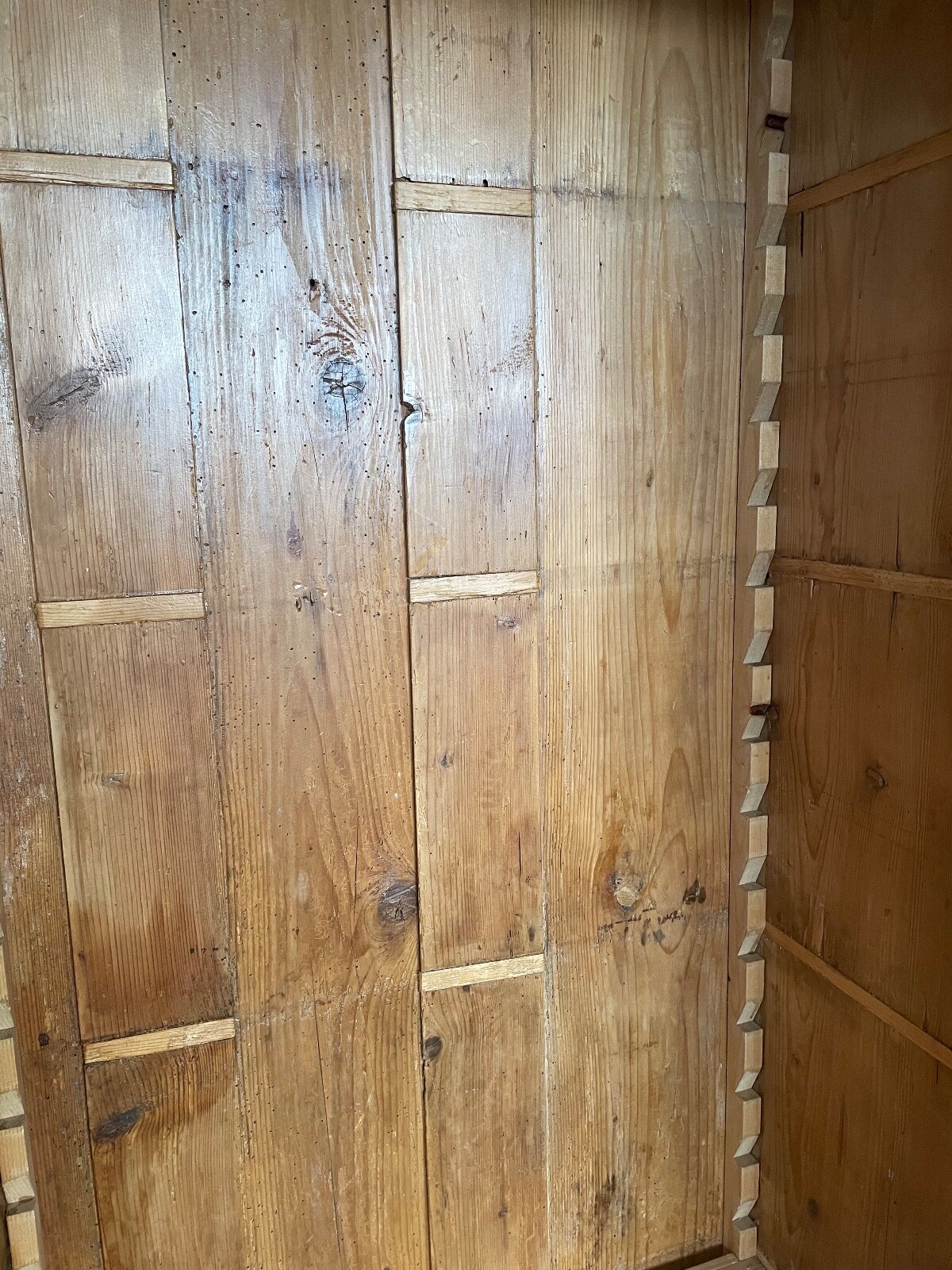 Vintage pine larder cupboard with drawers eBay