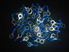 59 New Sta-Kon Ring Terminal Insulated Blue T B Thomas Betts 16-14 wire end