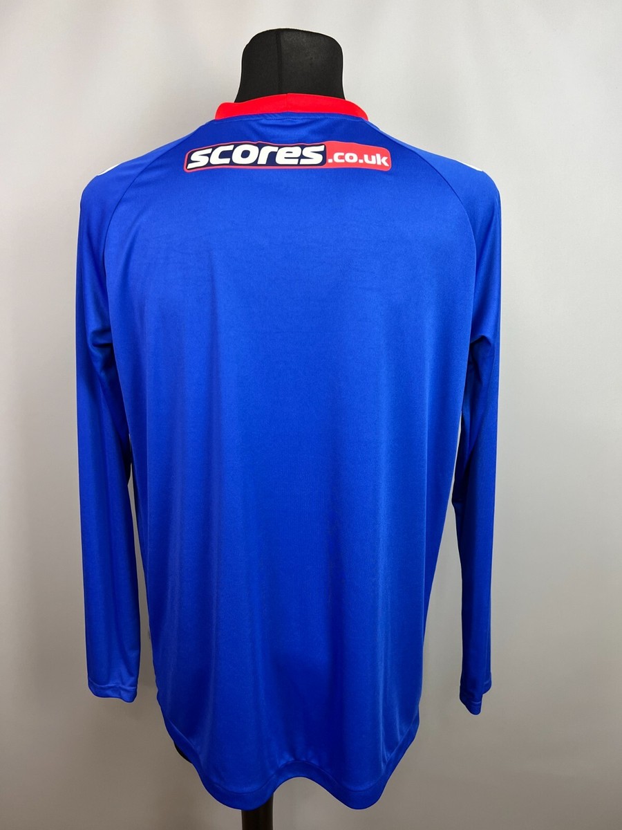 Maillot Domicile Carlisle United 2015-2016 Sondico - Taille M, Bleu, Occasion En Très Bon état