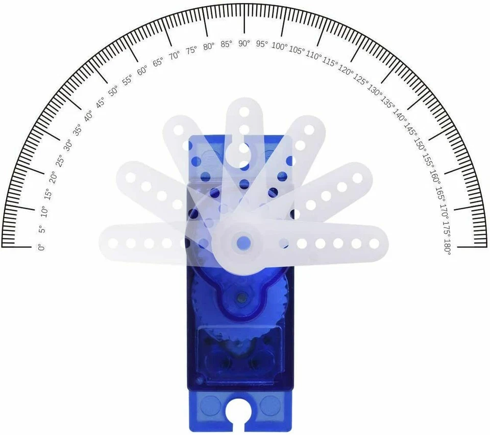 Mini Micro Servo Motor 9G für RC Hubschrauber Flugzeug Arduino Control SG90 180° - Bild 3 von 4