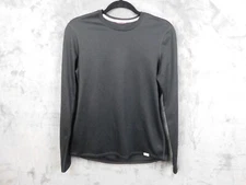 Patagonia Shirt Women Medium Black Capilene Mid Weight Base Layer Thermal Hiking