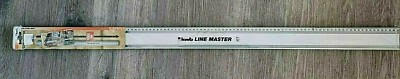 KWB Line Master Präzisionslineal 1000 x 58 x 10 mm abriebfeste mm-Skala