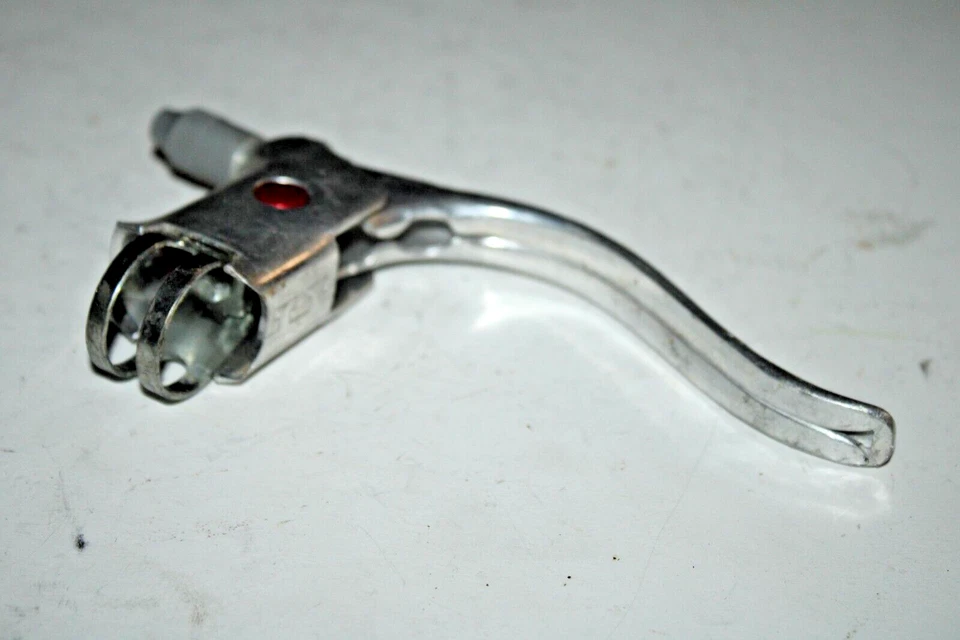 Palanca de freno Weinmann vintage 23,8 mm plata Dropbar Touring Road envío rápido EE. UU. Foto 4 de 4
