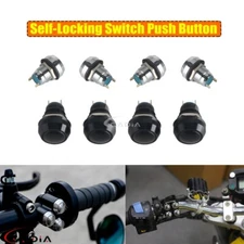 Universal Handlebar Switch Self-Locking Push Button For Harley Dyna FXD Softail