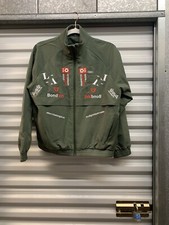 Figs Technical Collection Scrub Full Zip Jacket Performance Green Womens Small