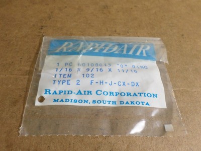 Rapid Air 1 16 X 9 16 X 11 16 Item 102 Type 2 F H J Cx Dx O Ring Ebay