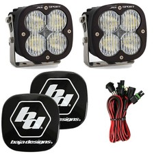 Baja Designs XL Sport 5000K Clear Wide Cornering LED Light Pods With Rock Guards