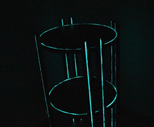 Nightstand Phosphorescent Coffe Side Table Bedside Table Unique Minimalist Style