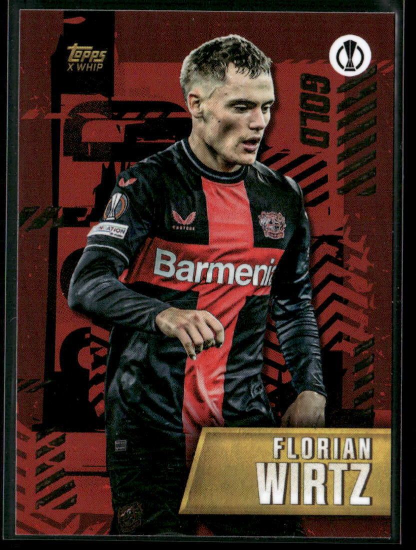 Florian Wirtz 2023-24 Topps x Whip Gold UEFA Club Florian Wirtz 2023-24 Topps x Whip Gold UEFA Club