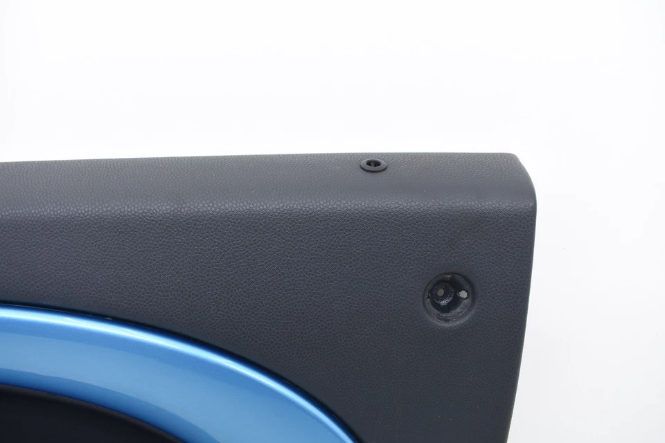 Mini Cooper S 2005 pasajero lado derecho eléctrico azul puerta panel tarjeta fabricante original KW53 Foto 2 de 4