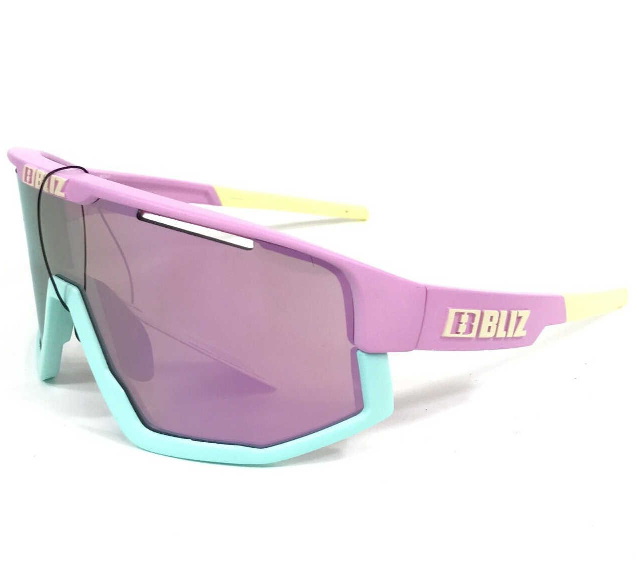 Gafas de sol Bliz FUSION 52305-34 montura púrpura pastel con lentes múltiples marrón rosa