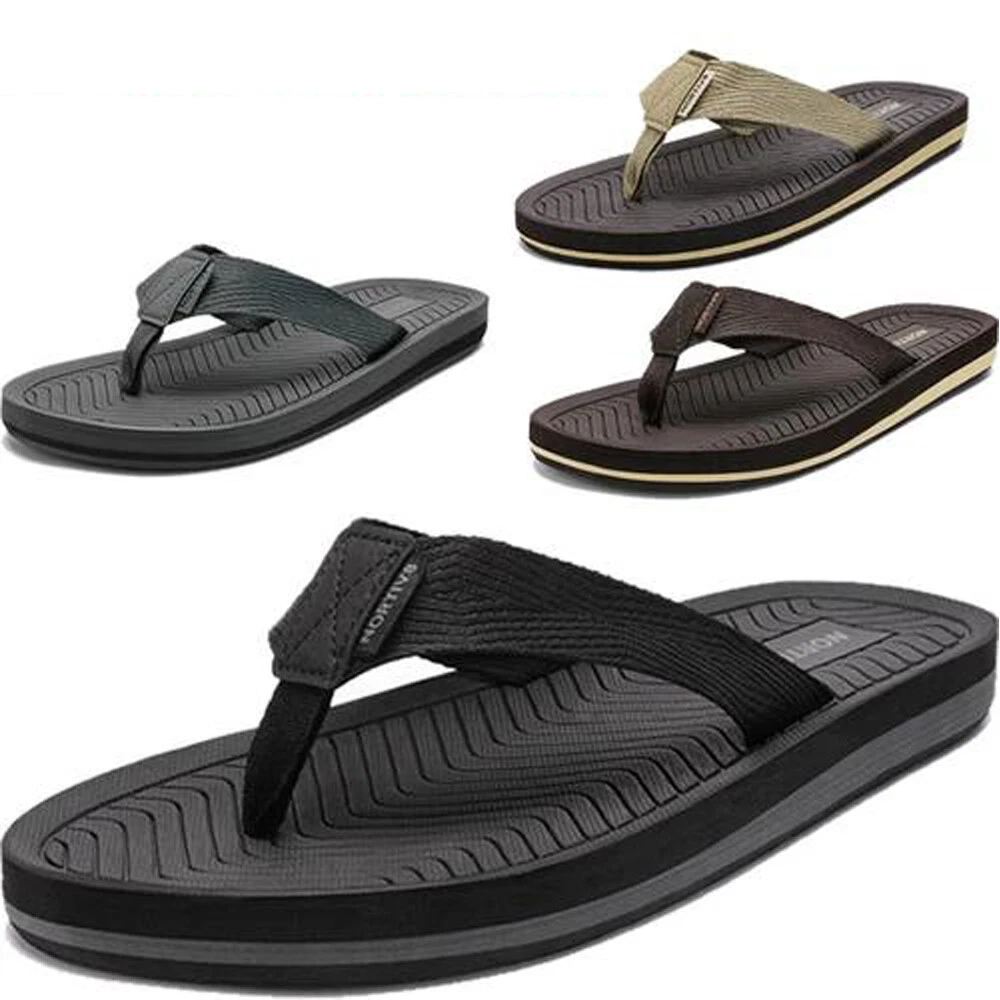 mens flip flops lightweight comfortable non slip thong - Canada