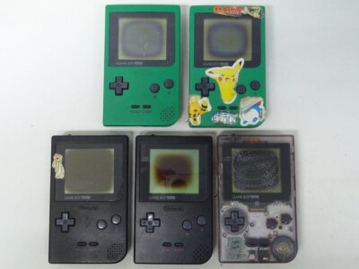 Lot 10 Nintendo Gameboy Pocket GBP console Random color Japanese