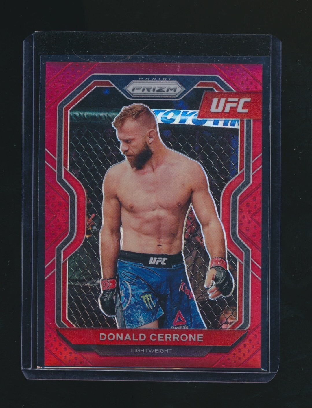 DONALD CERRONE 2021 PANINI PRIZM UFC RED PRIZM PARALLEL 193/275