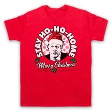 BORIS BOJO STAY HO-HO-HOME BRITISH PM CHRISTMAS PARODY MENS & WOMENS T-SHIRT