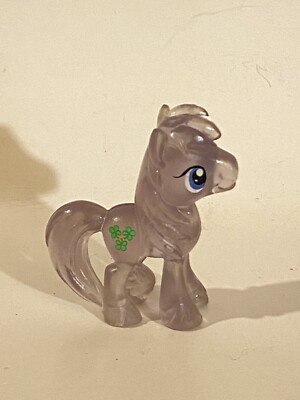 2013 My Little Pony FiM Blind Bag Wave #7 2'' Transparent Lucky Clover Figure
