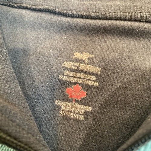 Giacca pile ARC’TERYX donna full zip POLARTEC blu taglia small - Foto 5 di 9