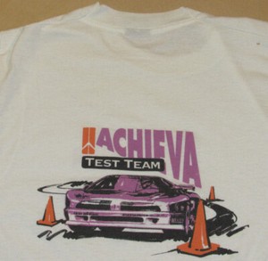VINTAGE 1990s OLDSMOBILE ACHIEVA TEST TEAM T-SHIRT! OLDS RACING! MADE IN USA! M